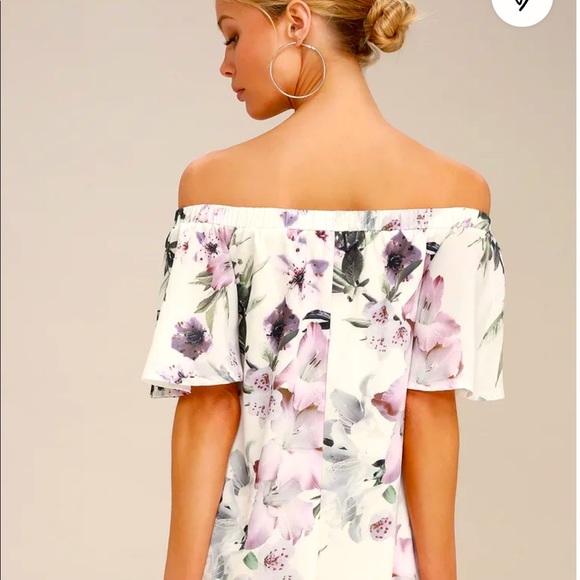 Off shoulder cocktail wedding guest party dress - Picture 1 of 4